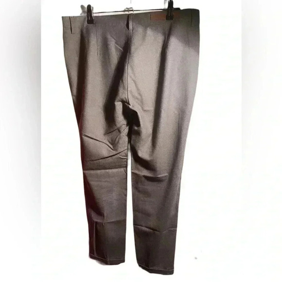 Eleventy grey wool blend stylish day 2 nite cuffed cropped pants - Picture 3 of 4